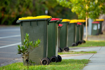 Сміттєві контейнери з нанесенням логотипу